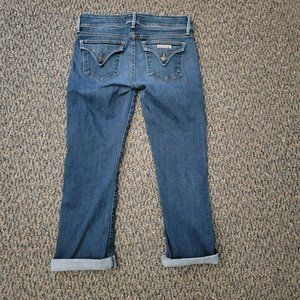 Awesome Hudson Flap Pocket Straight Leg Skinny Jeans Stretchy Size 27